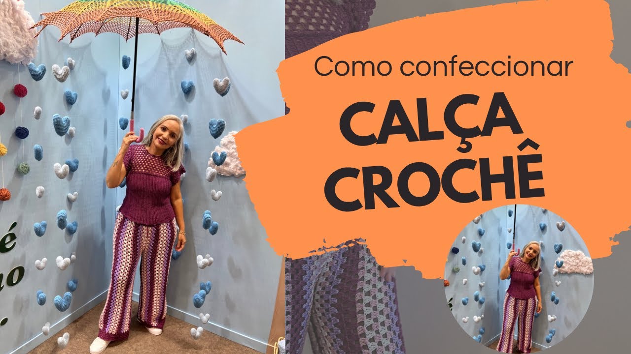 Crochet pants / teaching by measurements - YouTube