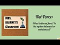 Understanding Balanced and Unbalanced Forces