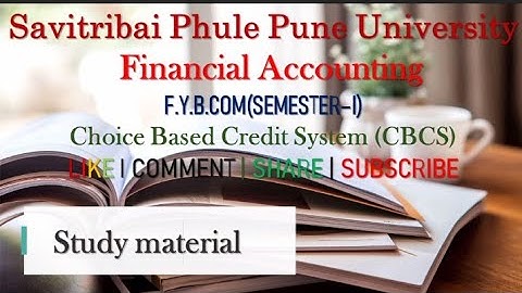 F.Y.B.COM|Financial Accounting-1|SEM-1|MCQ