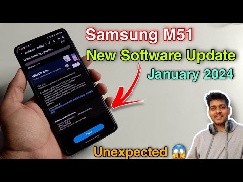 Samsung Galaxy M51 New Software Update - Unexpected ? January 2024 | Display Problem Fix?