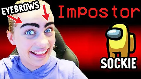 HAVING WEIRD EYEBROWS HELPS YOU GET IMPOSTOR - Among Us Gaming w/ The Norris Nuts