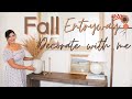 FALL DECORATE WITH ME 2021 | Fall Entryway Decor Ideas 🍂