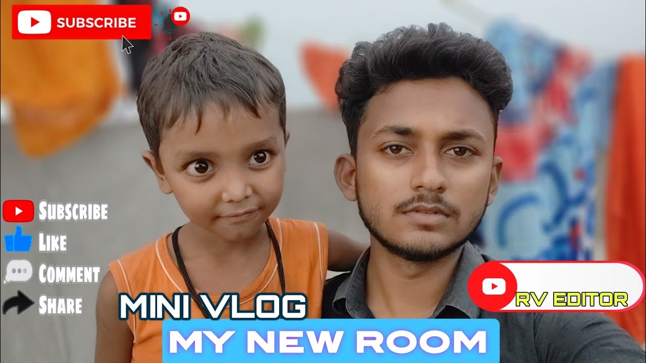 MY FIRST VLOG 2024 || MY FIRST VLOG ON YOUTUBE || New Room 😀 - YouTube