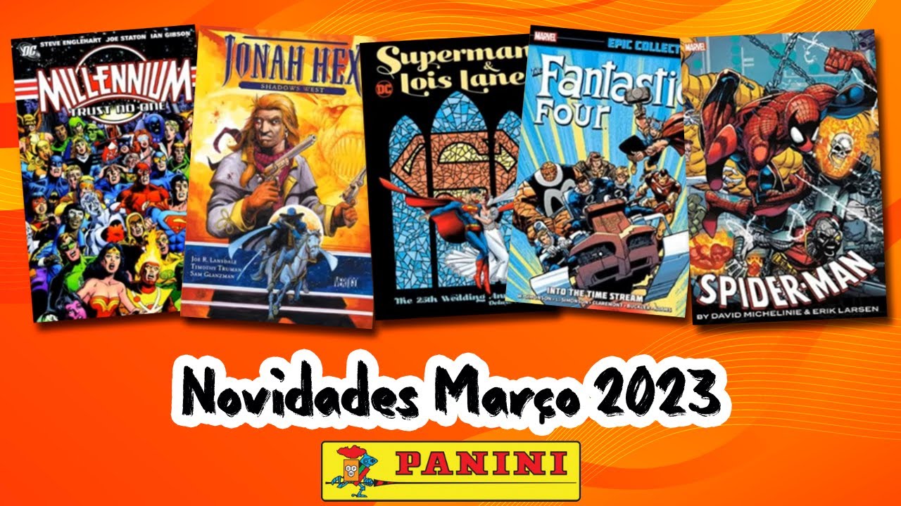 Confira os lançamentos da Panini no mês de março