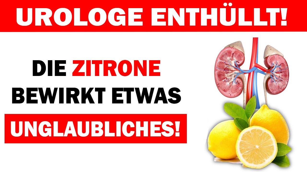 Die erstaunliche Wirkung von Zitrone auf die Nieren – 99 % wissen das nicht (Arzt erklärt)