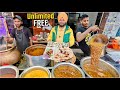 Indo pak border ka desi punjabi food  street food india  ferozpuria thali