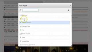 Add Blocks & Content