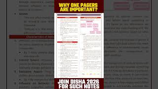 Why ONE PAGERS are important?🤔@prepboosterias#kapilsikka #upscnotes #upscpreparation