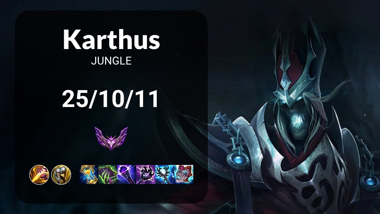 Karthus vs Graves JUNGLE - KR MASTER Patch 14.20
