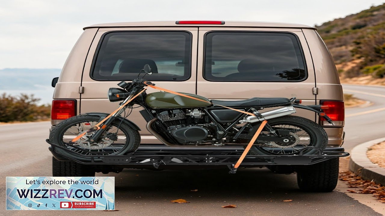 Крепление для мотоцикла VEVOR, грузоподъемность 500 фунтов, прочное стальное крепление на фаркоп