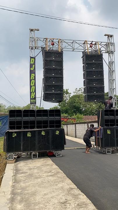 Cek sound Dj ronk audio