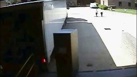 Server rolls off loading dock