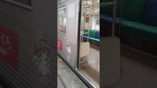 長野電鉄8500系T2編成鉄道むすめラッピング車両側面