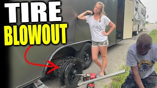 RV Trailer TIRE BLOWOUT We Could have Avoided