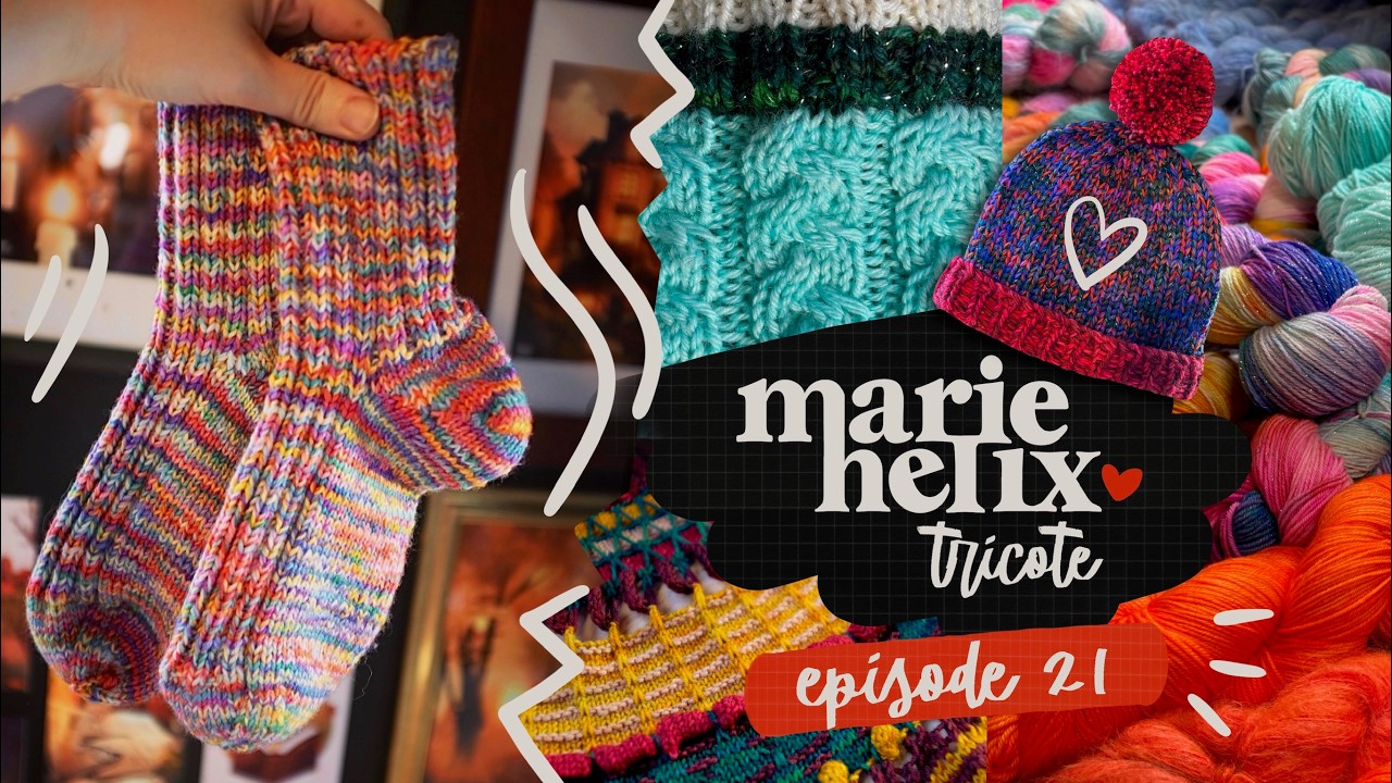 🧶  Podcast tricot n°21 ~ Des couleurs, des cast-on & un nouveau nuancier de laine teinte à la main !