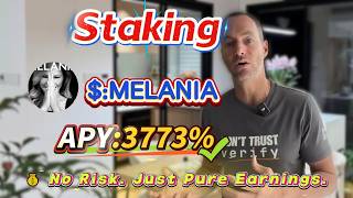 🔥 Full Solana MELANIA staking tutorial — copy 3772.70% APY profits easily, enter with zero risk!