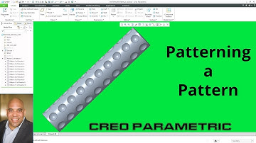 Creo Parametric - Patterning a Pattern