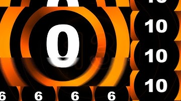 COUNTDOWN TIMER  Intro 10 to 0 ( v 647 ) 10 sec with voice & beep 4K