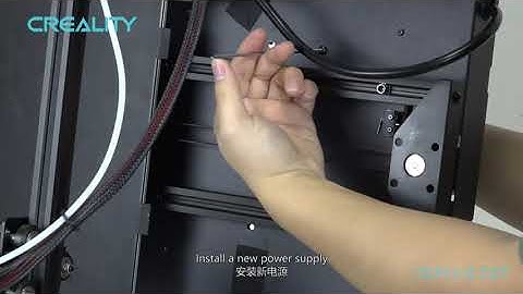 Service tutorial CR -10 Smart the power supply replacement