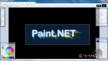 Paint.NET tutorial number 133 - Text effect