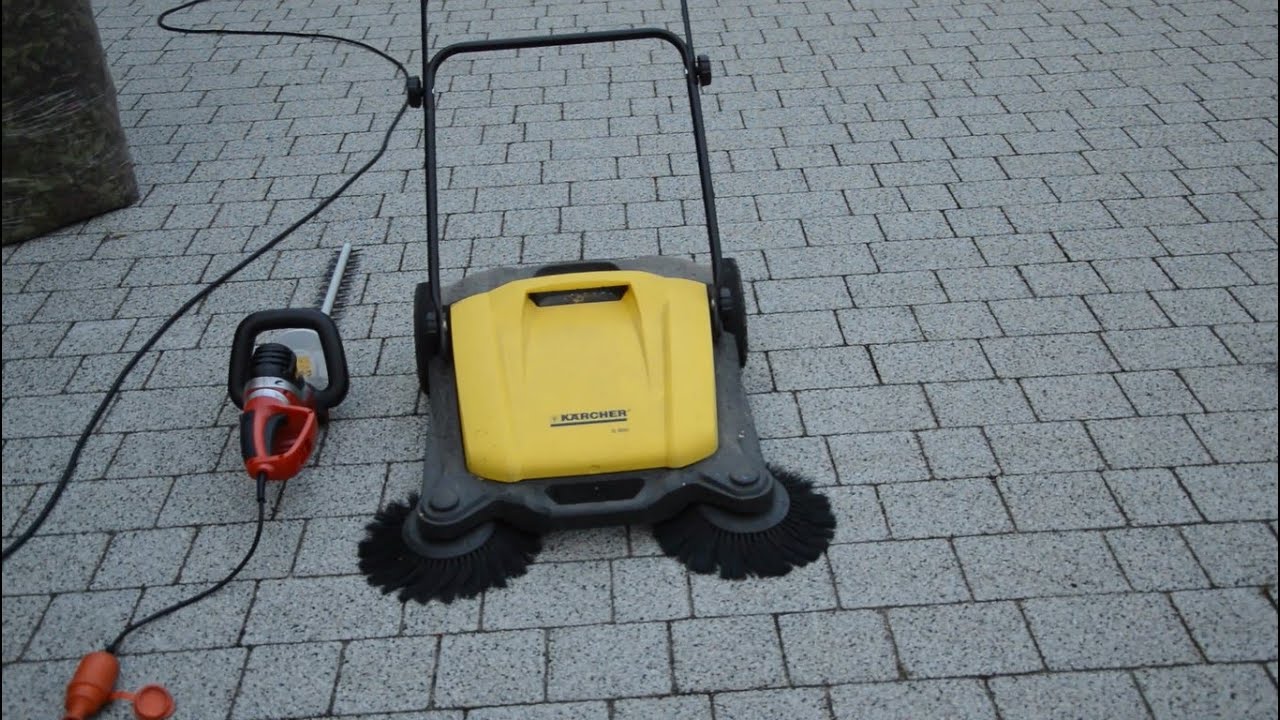 KARCHER S 650 SWEEPER TEST ZAMIATARKA KARCHER S650 YouTube