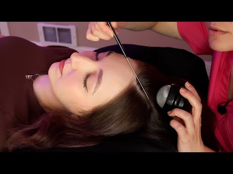 ASMR Scalp Stimulation Therapy with Strange Tools #asmrroleplay #massage #asmr