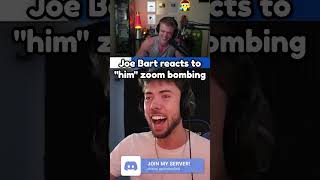 Joe Bartolozzi reacts to him zoom bombing #joebartolozzi #funny #twitch