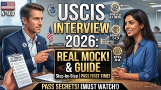 USCIS Citizenship Interview 2026: Real Mock Interview & Step-by-Step Guide⁠