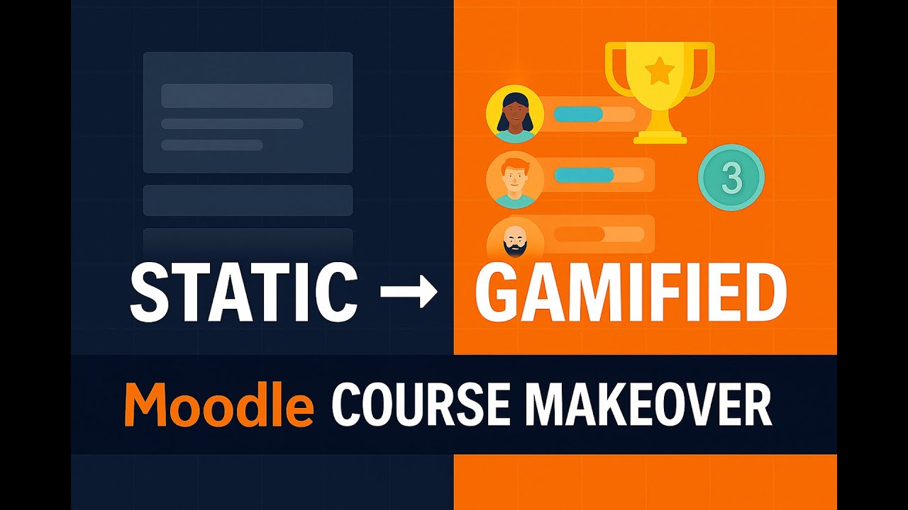 Moodle Course Makeover - From Static to Gamified - YouTube