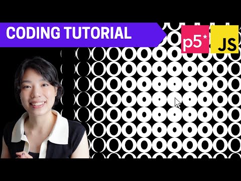 p5.js Coding Tutorial | Interactive Display of Ellipses