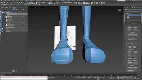 [3ds Max] Character Modeling and Texturing : Part A- Modeling 013 (Leg)