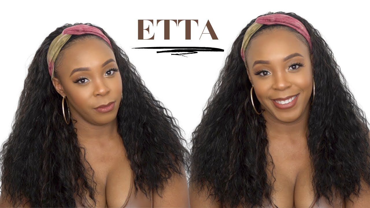 Janet Collection Crescent Synthetic Hair Headband Wig - ETTA --/WIGTYPES.COM
