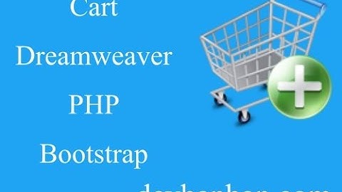 WEB.25 ตะกร้าสินค้า php, Dreamweaver, Bootstrap ตอนที่ 3.1 โปรแกรมพิมพ์ใบเสร็จ