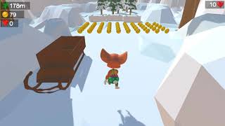 UNITY 3D ENDLESS RUNNER GAME: SNOW STAGE TEST GAMEPLAY