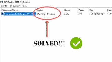 HOW TO FIX WHEN A DOCUMENT IS STUCK IN THE PRINTER SPOOLER? | SOLVED | PRINTER HACKS
