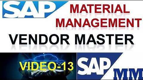 How to Configure Vendor Master in Material Management | SAP MM Vendor Master | DK TECHNOLOGIES