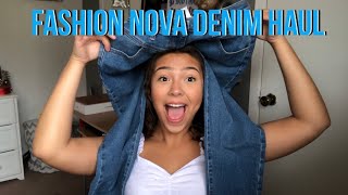 #FashionNova Fashion Nova Denim Haul | 2020