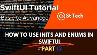 SwiftUI Tutorial | How to use inits and enums in SwiftUI | Bangla Tutorial | Part #13