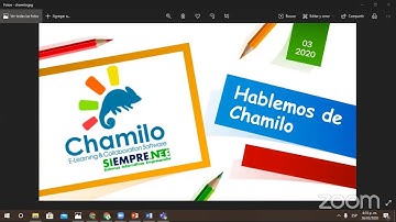 Aula Virtual CHAMILO - Webinar Nº2