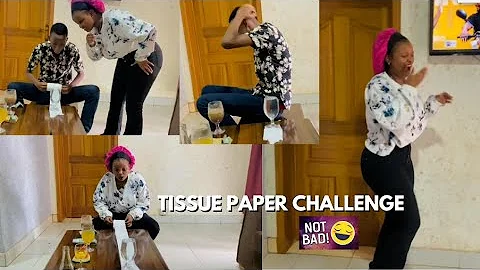 Late/ Tissue paper challenge with my Lil bro/ Not ...