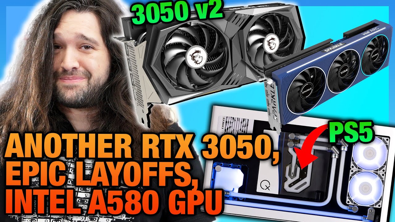 HW News - Sub- 200 GPUs Arriving, Epic Games Layoffs, PS5 Water Cooling, & Native RGB in Win11