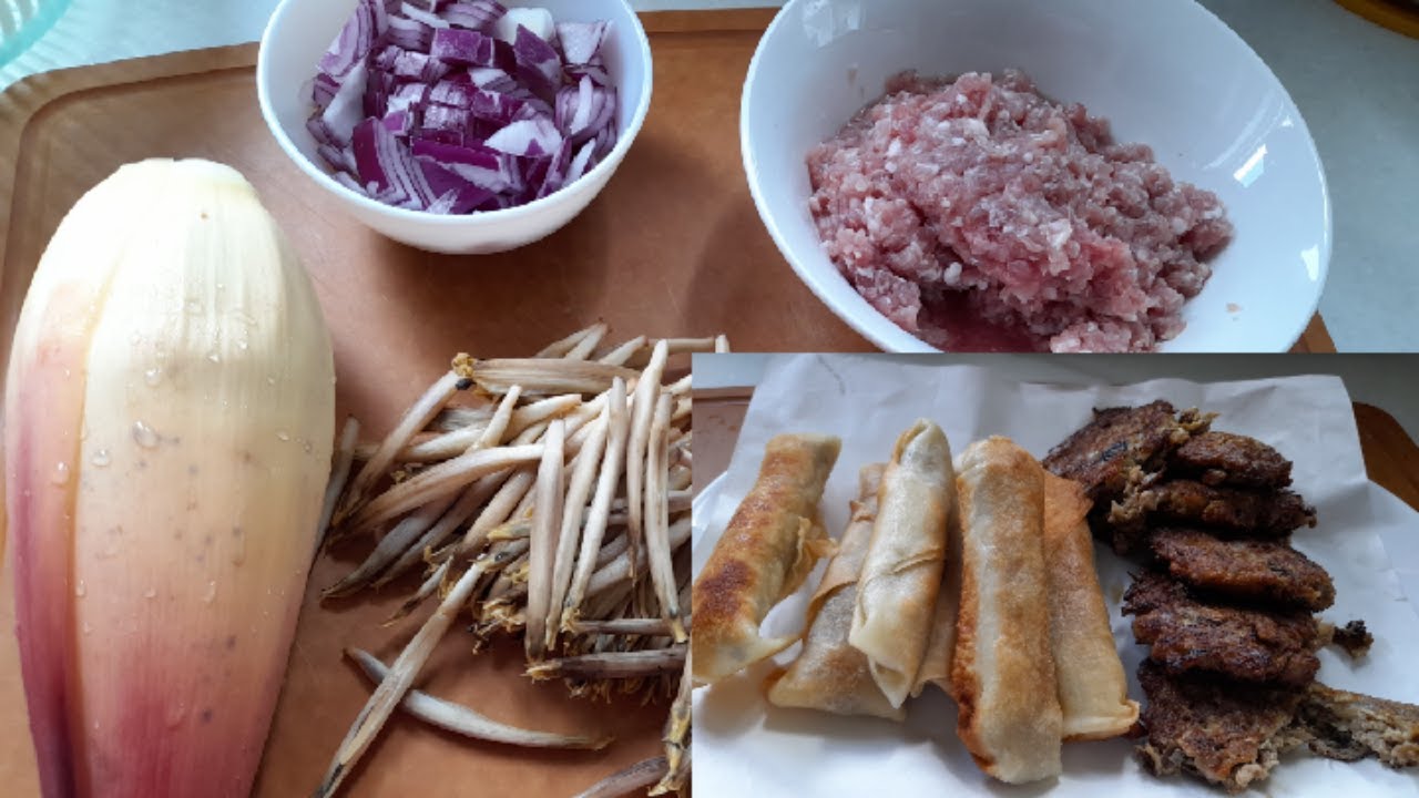 Ganito ang Gawin mo sa Banana Blossom Lumpia o Burger