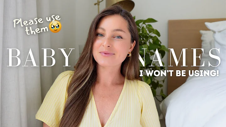 BABY NAMES I LOVE but won't be using 🥹 // Classy, timeless, masculine, naturalistic & unique