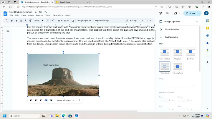 How to Write Text on an Image in Google Docs [Guide]