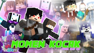 MOMEN KOCAK Sans SMP s5 : BeaconCream, NightD, Mefelz, MoendD, Odo, Muthia ANIMASI MINECRAFT LUCU