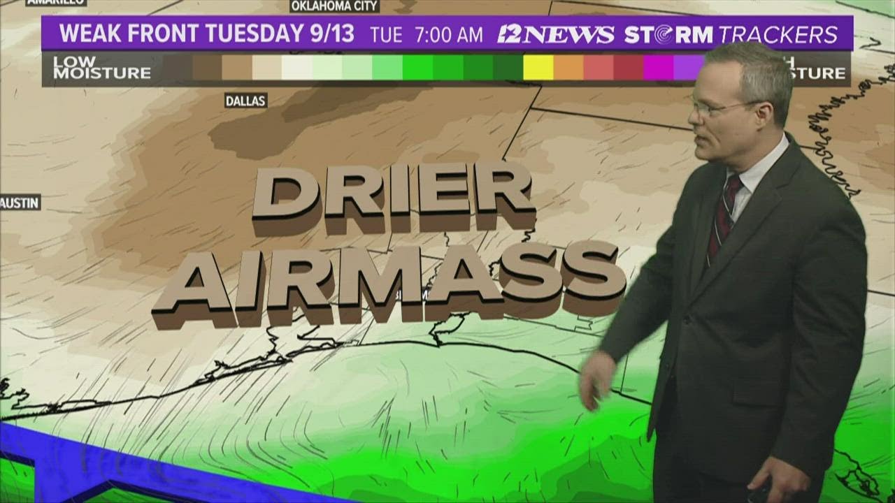Scattered showers, storms Wednesday in SE Texas - YouTube