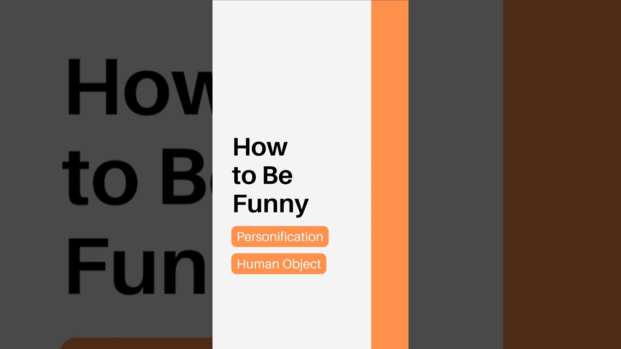 When Using a Common Object | How to Be Funny 