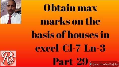 Part 29 computer class 7 lesson 3 Elaboration on MS Excel 2007