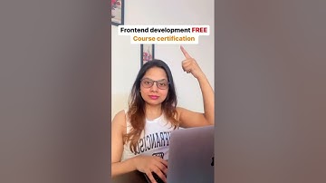 FREE Frontend Development Course with Certificate🔥 #frontenddevelopment #developer #freecertificate
