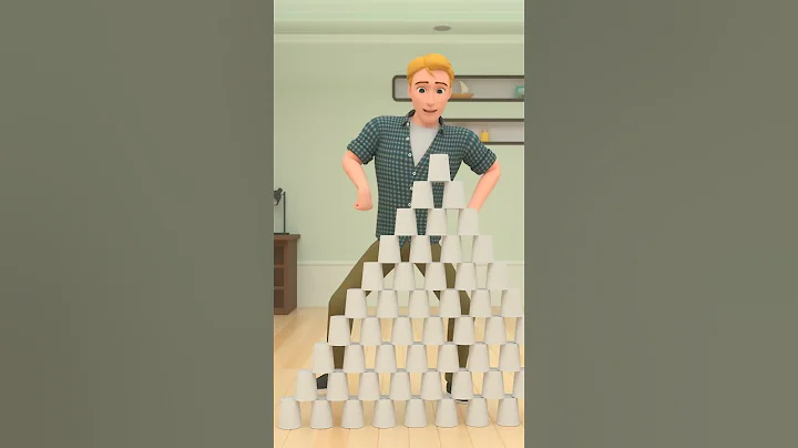 PAPER CUP TOWER #mayamax #cocometa